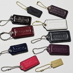 Coach Hangtag Lot of 10 Assorted Sizes & Colors for Purse Bag Tote Charms B